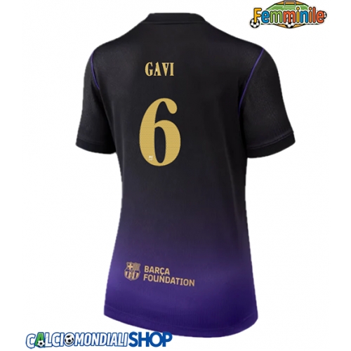 Maglie da calcio Barcelona Paez Gavi #6 Seconda Maglia Femminile 2026-27 Manica Corta